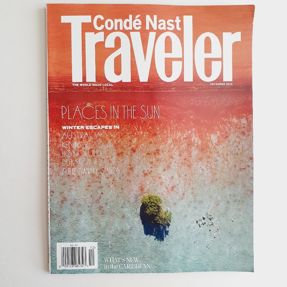 Conde Nast Traveler Magazine December, 2024 Places In The Sun Australia Honolulu